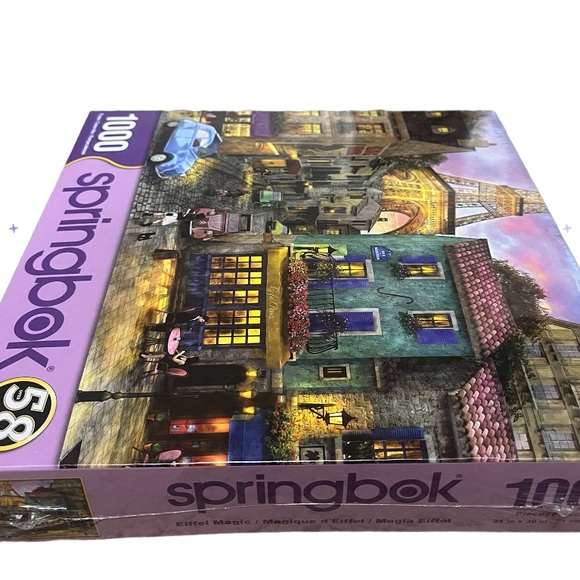 Springbok 1000 Piece Jigsaw Puzzle Eiffel Magic Eiffel Tower Paris New Sealed - Picture 6 of 14